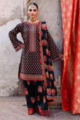 3-PC Unstitched Embroidered Lawn By Charizma | CH6-05