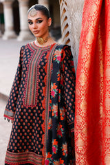 3-PC Unstitched Embroidered printed Lawn By Charizma | CH6-05