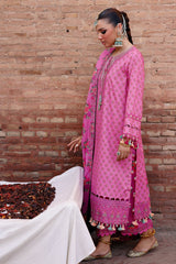 3-PC Unstitched Embroidered printed Lawn By Charizma | CH6-01