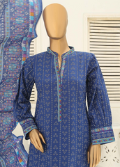 Bin Saeed  WKF-073-3 Piece Khaddar Printed Collection