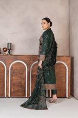 3-PC Unstitched Lawn Embroidered Laser Cutwork Madiha By Wania | WL-365