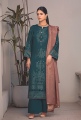 WP-45 | 3 Pc Unstitched Suit Viscose Silk Jacquard Collection Vol 1 Aabroo By Wania