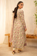 12 | 2Pc Unstitched Suit Lawn Collection By Zellbury