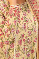 12 | 2Pc Unstitched Suit Lawn Collection By Zellbury