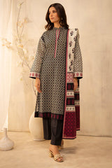 01 | 2Pc Unstitched Suit Lawn Collection By Zellbury