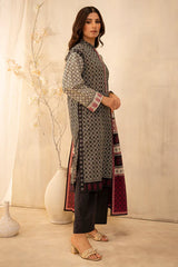 01 | 2Pc Unstitched Suit Lawn Collection By Zellbury