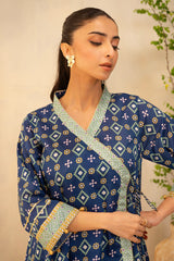 03 | 2Pc Unstitched Suit Lawn Collection By Zellbury