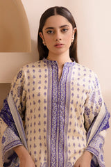 10 | 2Pc Unstitched Suit Lawn Collection By Zellbury