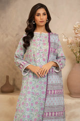 16 | 3Pc Unstitched Suit Lawn Collection By Zellbury