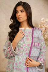 16 | 3Pc Unstitched Suit Lawn Collection By Zellbury