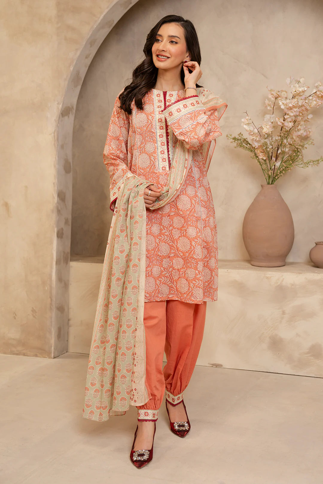 17 | 3Pc Unstitched Suit Lawn Collection By Zellbury