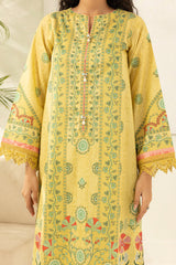 3-PC Unstitched Digital Printed Lawn By Zellbury | 0413