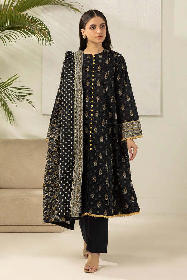 3-PC Unstitched Digital Printed Lawn By Zellbury | 0414