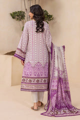 3-PC Unstitched Digital Printed Lawn By Zellbury | 0423