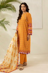 3-PC Unstitched Digital Printed Lawn By Zellbury | 0479