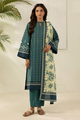 3-PC Unstitched Digital Printed Lawn By Zellbury | 0485