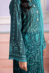 3-PC Unstitched Digital Printed Lawn By Zellbury | 0541