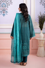 3-PC Unstitched Digital Printed Lawn By Zellbury | 0541