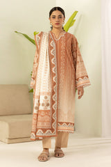 3-PC Unstitched Digital Printed Lawn By Zellbury | 0551