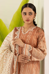 3-PC Unstitched Digital Printed Lawn By Zellbury | 0551