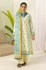 3-PC Unstitched Digital Printed Lawn By Zellbury | 0553