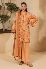 3-PC Unstitched Digital Printed Lawn By Zellbury | 0678