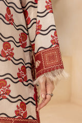 3-PC Unstitched Digital Printed Lawn By Zellbury | 0693