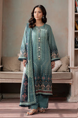3-PC Unstitched Digital Printed Lawn By Zellbury | 0752