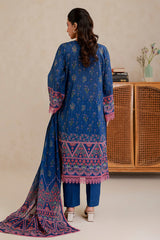 3-PC Unstitched Digital Printed Lawn By Zellbury | 0756