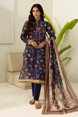 3-PC Unstitched Digital Printed Lawn By Zellbury | 0760