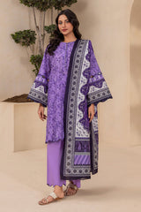 3-PC Unstitched Digital Printed Lawn By Zellbury | 0764