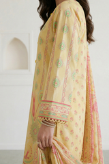 3-PC Unstitched Digital Printed Lawn By Zellbury | 0817