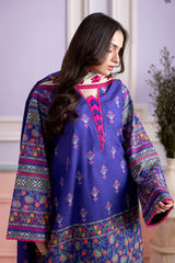 3-PC Unstitched Digital Printed Lawn By Zellbury | 0874