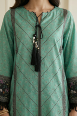 3-PC Unstitched Digital Printed Lawn By Zellbury | 0877