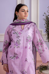 3-PC Unstitched Digital Printed Lawn By Zellbury | 0887