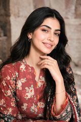 3 Piece Khaddar Suit Shirt Shalwar Dupatta By Zellbury