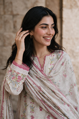 3 Piece Khaddar Suit Shirt Shalwar Dupatta By Zellbury