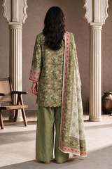 3 Piece Khaddar Suit Shirt Shalwar Dupatta By Zellbury
