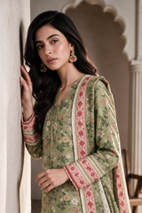 3 Piece Khaddar Suit Shirt Shalwar Dupatta By Zellbury
