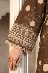 3 Piece Khaddar Suit Shirt Shalwar Dupatta By Zellbury