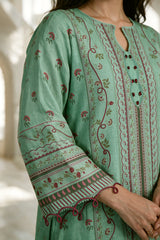 3 Piece Khaddar Suit Shirt Shalwar Dupatta By Zellbury
