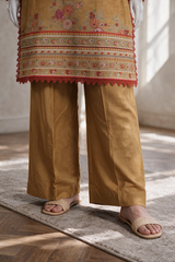 3 Piece Khaddar Suit Shirt Shalwar Dupatta By Zellbury