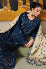 3Pc Embroidered Unstitched Suit Marina By Nureh