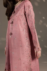 3Pc Embroidered & Hand Embellished Premium Silk Unstitched Suit Silk By Nreh