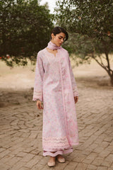 3-PC Unstitched Embroidered Digital Printed Lawn Ayzel by Afrozeh | Selis