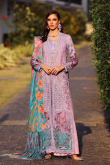 3-PC Unstitched Embroidered Soft Prints By Afrozeh | Chrysa