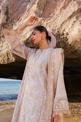 3-PC Unstitched Embroidered Soft Prints By Afrozeh | Zephyria