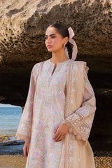 3-PC Unstitched Embroidered Soft Prints By Afrozeh | Zephyria