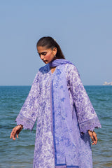 3-PC Unstitched Embroidered Soft Prints By Afrozeh | Verve