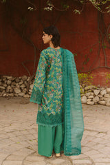 3-PC Unstitched Embroidered Digital Printed Lawn Ayzel by Afrozeh | Sanya